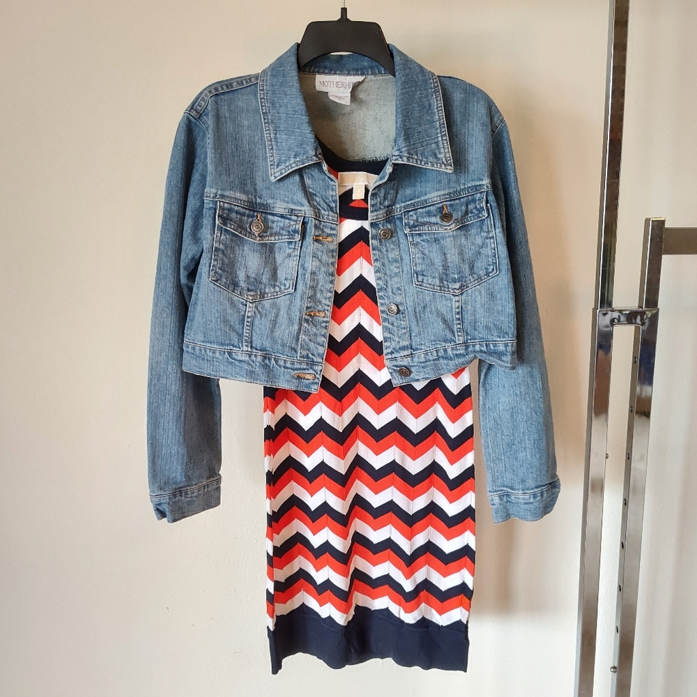 Michael Kors Chevron Knit Dress - Picture 6 of 6